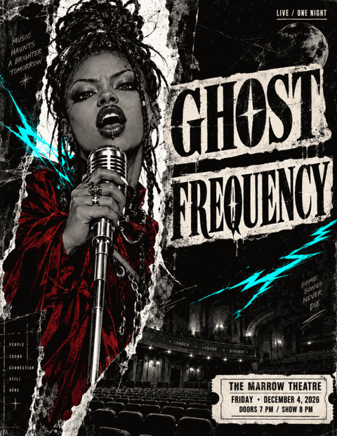 Ghost Frequency poster from the InkSplit reconstruction tests