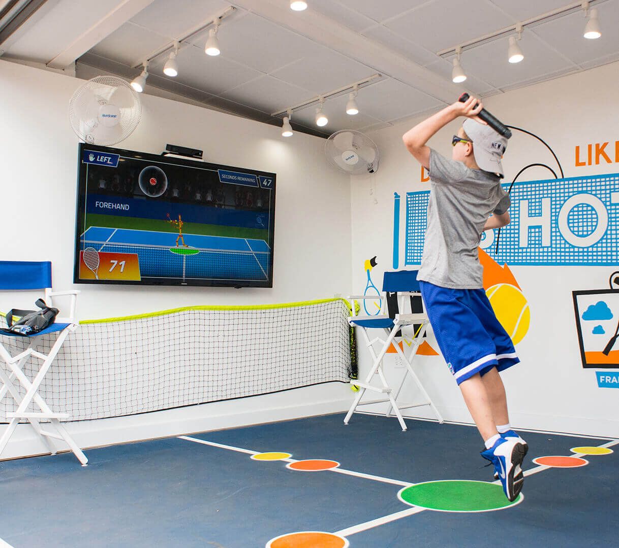 U.S. Open Fan Experience — A motion-tracking installation for the 2016 U.S. Open.